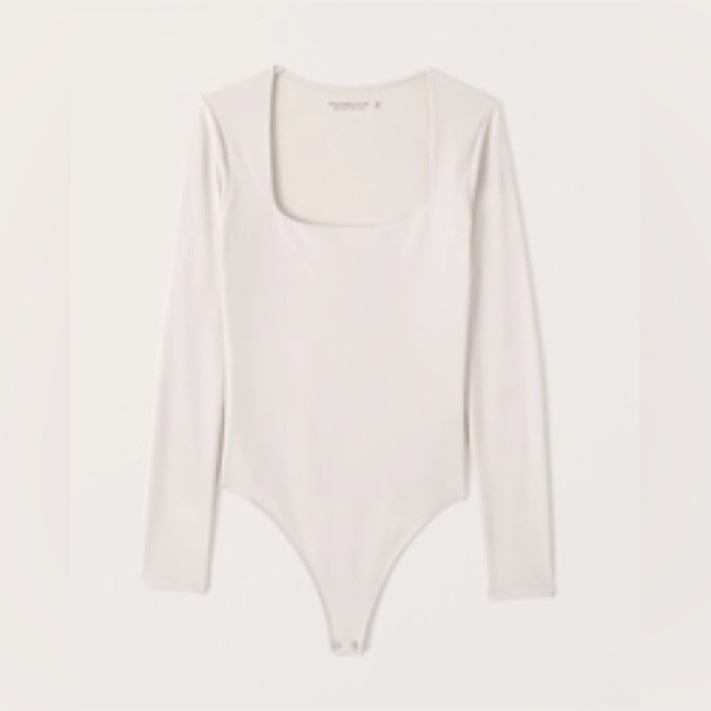 Abercrombie Long Sleeve Squareneck Bodysuit